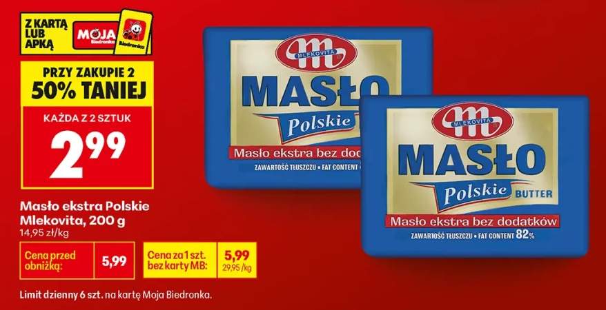 Masło ekstra Polskie