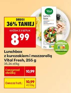 Lunchbox z kurczakiem i mozzarellą