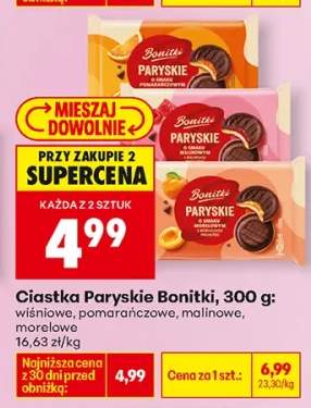 Ciastka Paryskie wiśniowe