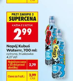 Napój Kubuś Waterrr cytryna