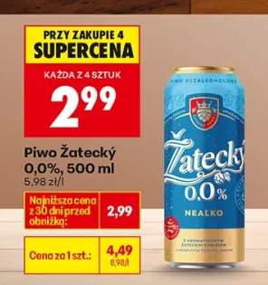 Piwo bezalkoholowe miękkie 0,0%