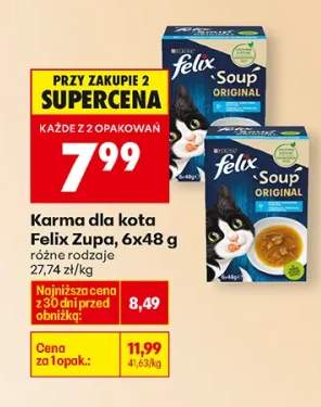 Karma dla kota Zupa różne rodzaje