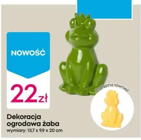 Dekoracja ogrodowa żaba