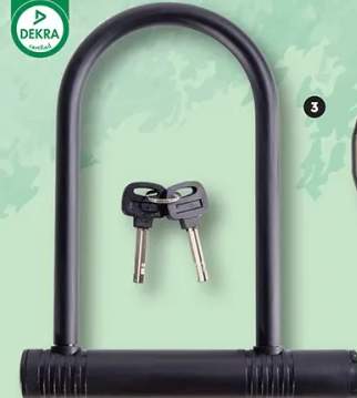 Zapięcie do roweru U-lock na kluczyk