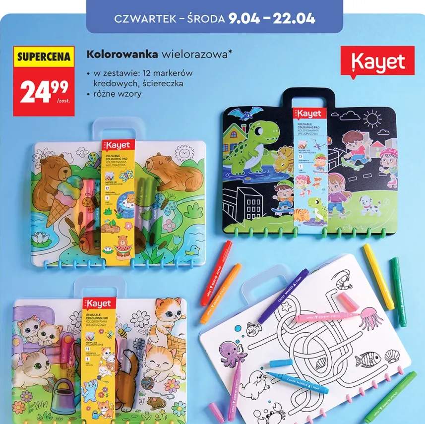 Zestaw markerów z akcesoriami