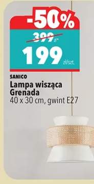 Lampa wisząca 40 x 30 cm, gwint E27