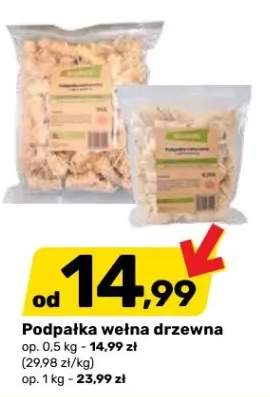 Podpałka wełna drzewna
