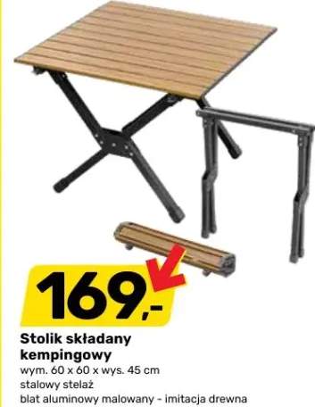 Stolik składany kempingowy