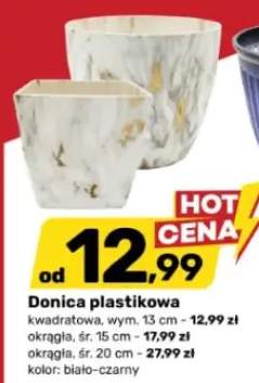 Donica plastikowa okrągła