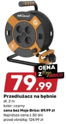 Przedłużacz na bębnie