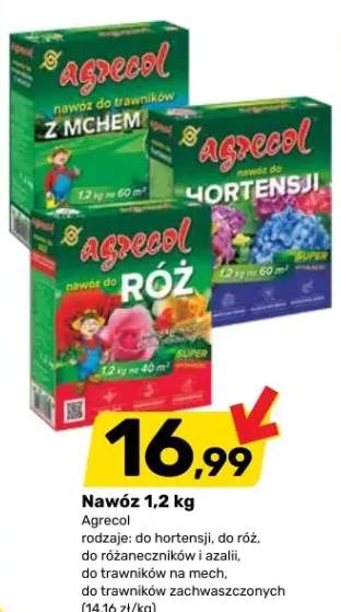 Nawóz do hortensji, do róż, do różaneczników i azalii, do trawników na mech, do trawników zachwaszczonych