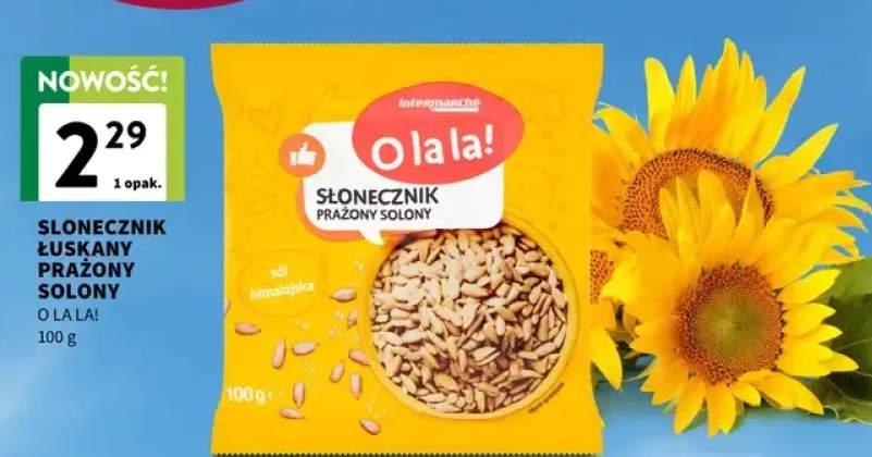 Słonecznik łuskany prażony solony