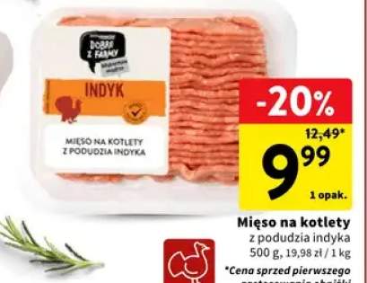 Mięso na kotlety z podudzia indyka