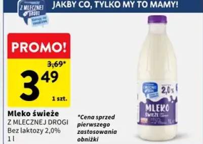 Mleko świeże bez laktozy 2,0%
