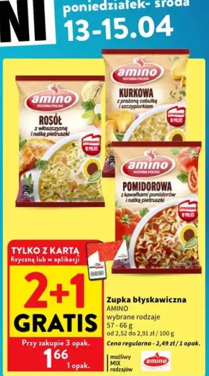 Zupka błyskawiczna Rosół z włoszczyzną inutką pieprzu