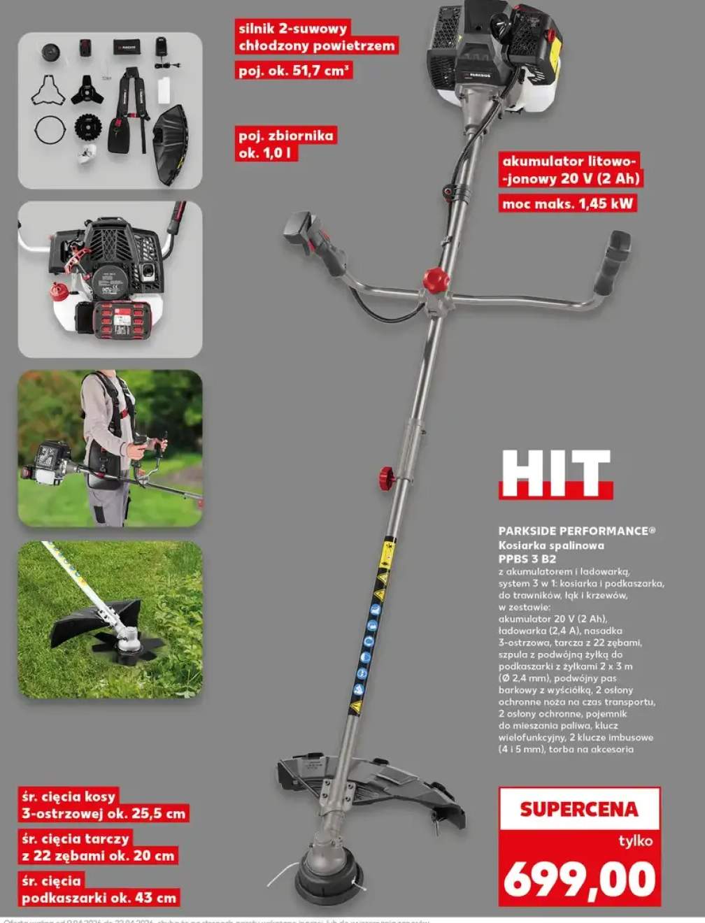 Kosiarka spalinowa PPBS 3 B2