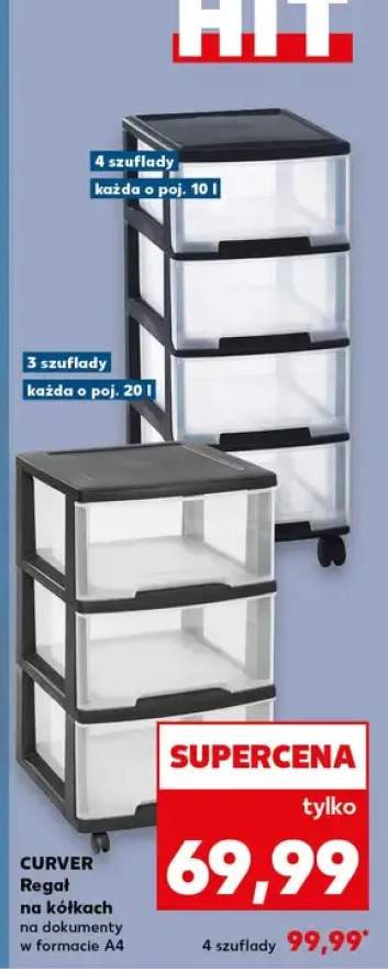 Regał na kółkach Curver