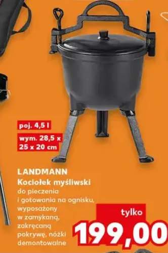 Kocioł myśliwski do pieczenia