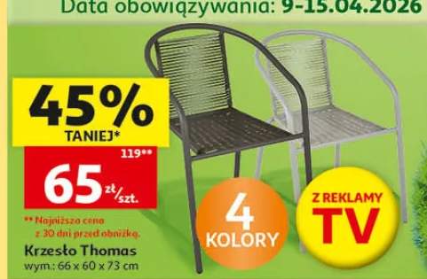 Krzesło ogrodowe Thomas