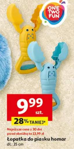 Łopatka do piasku homar dł: 35 cm