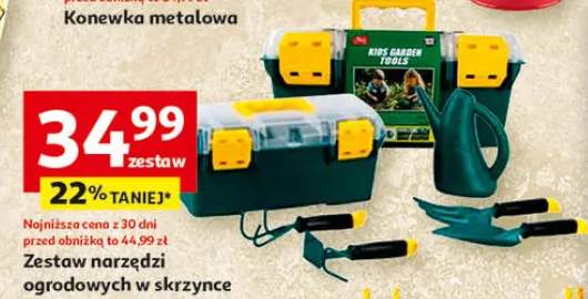 Zestaw narzędzi ogrodowych w skrzynce