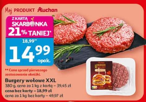 Burgery wołowe XXL