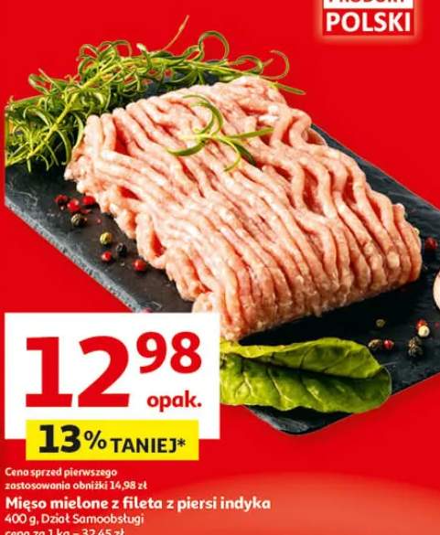 Mięso mielone z piersi indyka Dział Samoobsługi