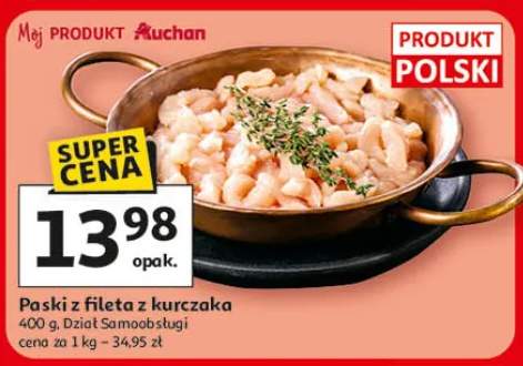 Paski z fileta z kurczaka Dział Samoobsługi