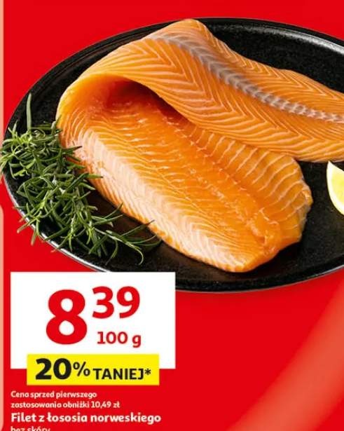 Filet z łososia norweskiego bez skóry
