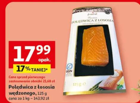 Polędwica z łososia wędzonego