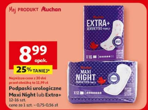 Podpaski urologiczne Maxi Night lub Extra+