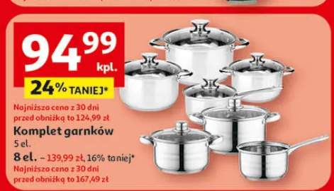 Komplet garnków 8 el.