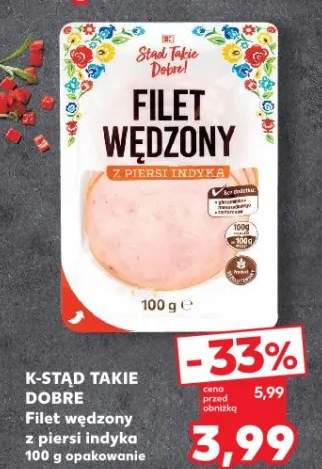 Filet wędzon z piersi indyka