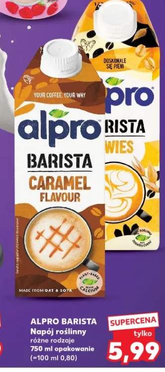 Napój roślinny różne rodzaje Barista