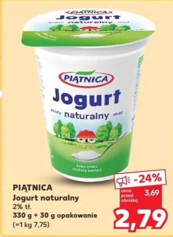 Jogurt naturalny 2% tł.