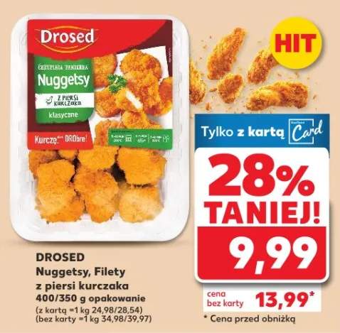 Nuggetsy, filety z piersi kurczaka