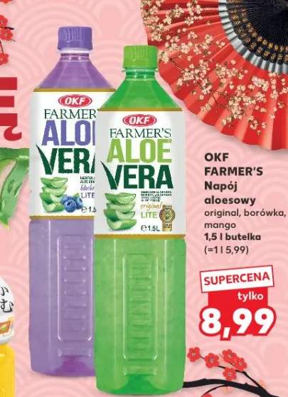 Napój aloesowy original, borówka, mango