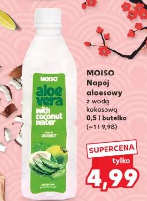 Napój aloesowy z wodą kokosową