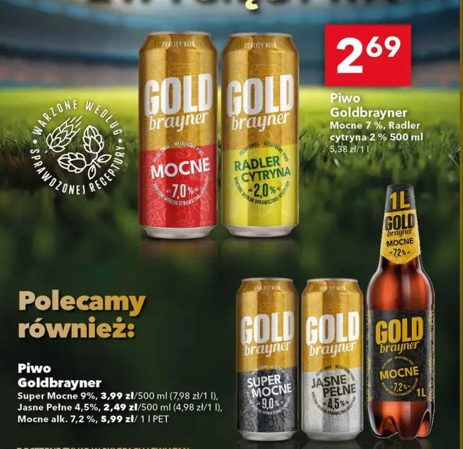 Piwo Mocne alk. 7,2% 1l PET