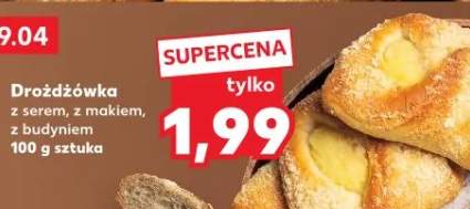 Drożdżówka z serem, z makiem, z budyniem