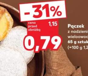 Pączek z nadzieniem wieloowocowym
