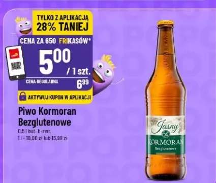 Piwo Kormoran Bezglutenowe