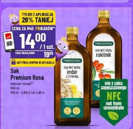 Sok Premium Rosa różne rodzaje