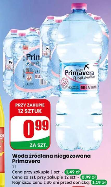 Woda źródlana niegazowana