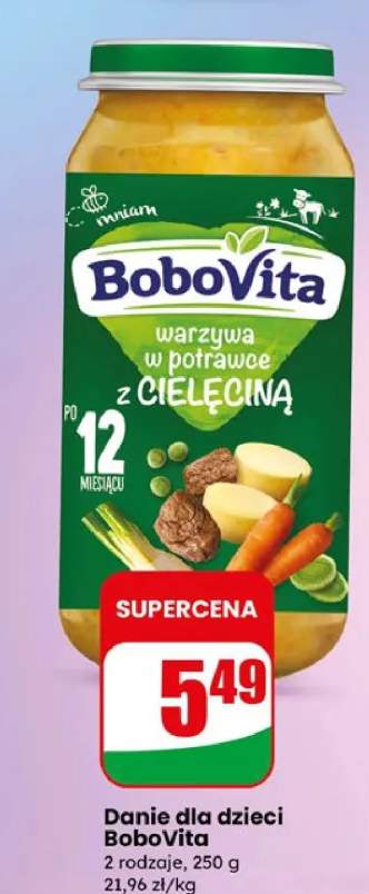 Danie dla dzieci warzywa w potrawce z cielęciną