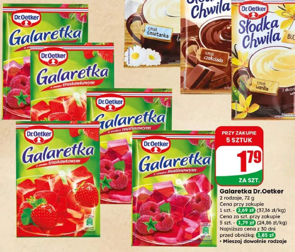 Budyń Słodka Chwila smak wanilia