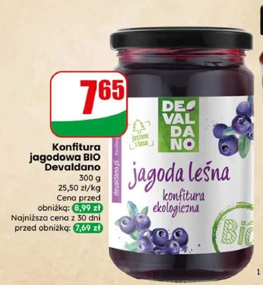 Konfitura jagodowa BIO