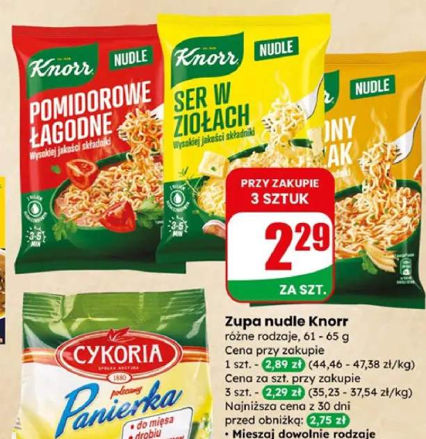 Zupa nudle pomidorowe łagodne