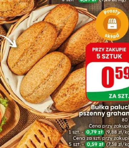 Bułka poluch pszenny graham