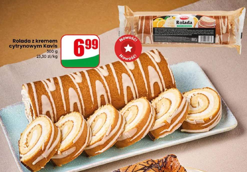 Rolada z kremem cytrynowym